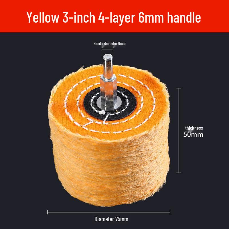 Thickened Polished Cloth Polishing Head for Metal and Acrylic, Tool Artifact