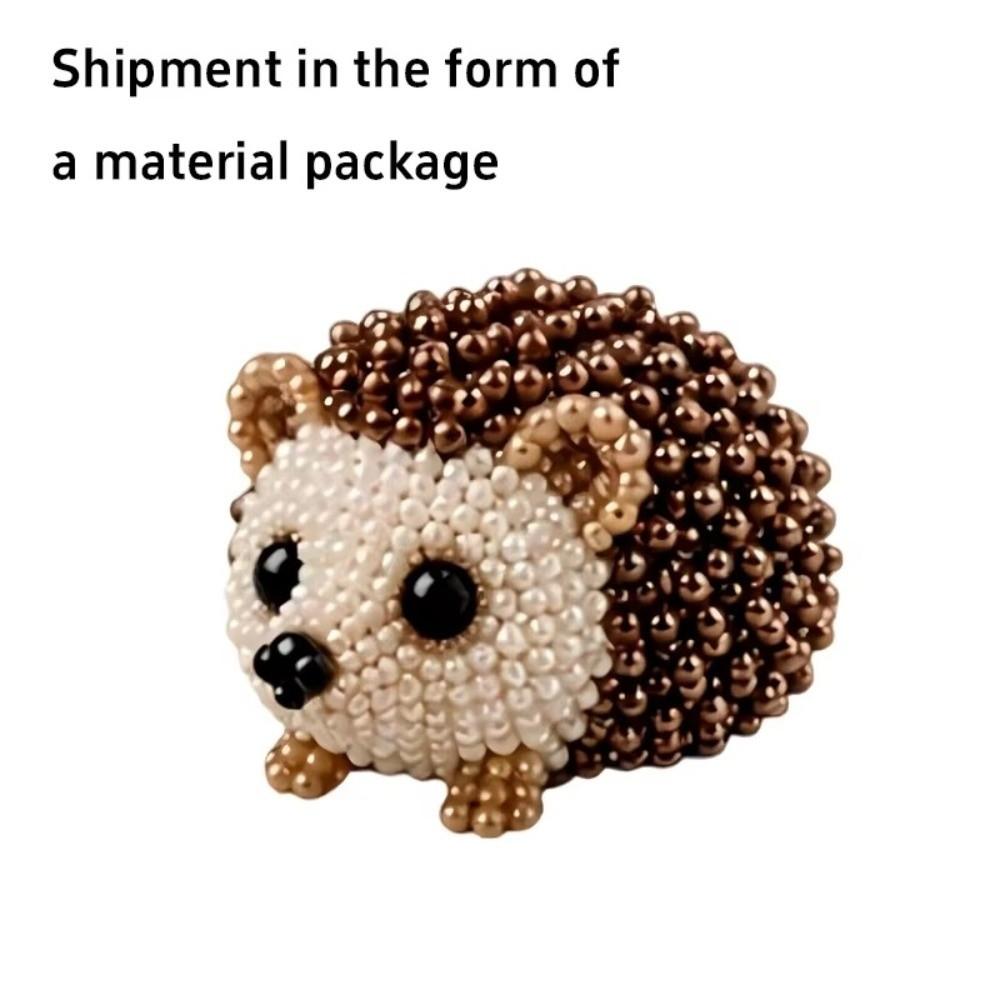 Craft 3D Beaded Animal Kit Handmade DIY Bead Craft Kit Creative Bead Weaving Kit Home Decor 08