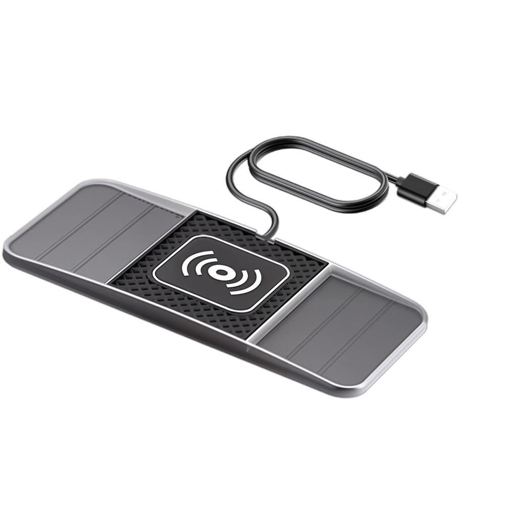 Car Wireless Charger Anti-Slip Smart Induction Pad for Quick Phone Charging