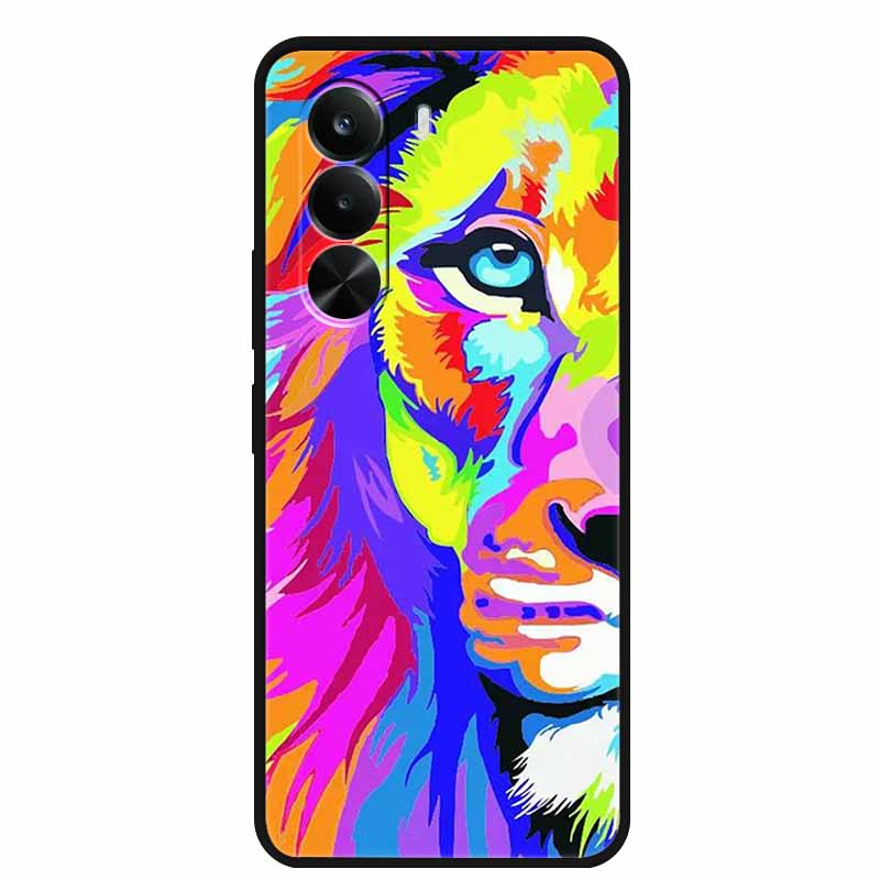 Pro Realme P4x Pouzdro P4 x 5G Globální Měkký Silikonový Ochranný TPU Kryt Telefonu pro Realme P4x 5G Luxusní Kreslený Nový Zadní Kryt Coque
