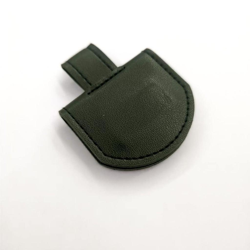 Chic Leather Magnetic Bookmark & Dual-Use Pen Holder