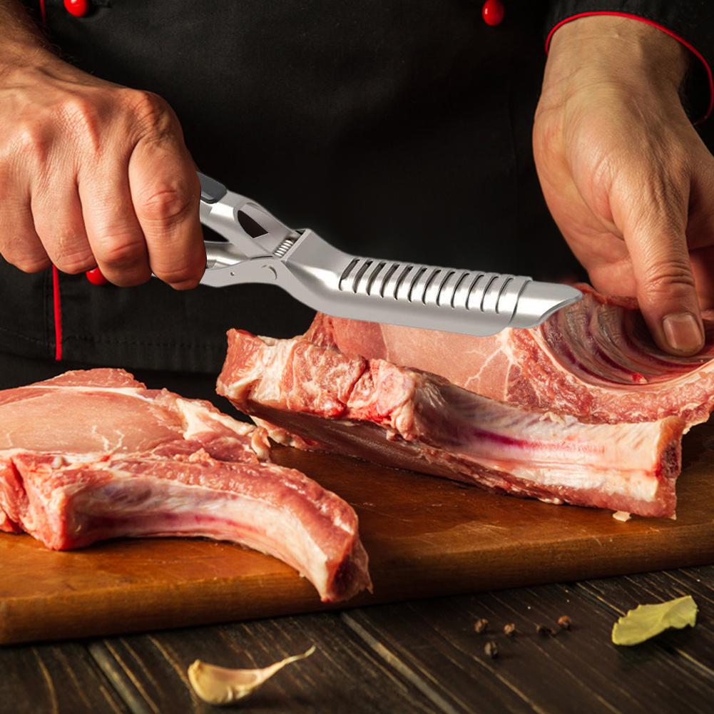 Rib Prep Tool Stainless Steel Rib Membrane Removal Tool Ergonomic Design for BBQ Enthusiasts for Easy Membrane Removal
