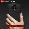 Applicable To LG G1 ThinQ Mobile Phone Case LG G1ThinQ Protective Case, Carbon Fiber Brushed Pattern TPU Anti-drop Case