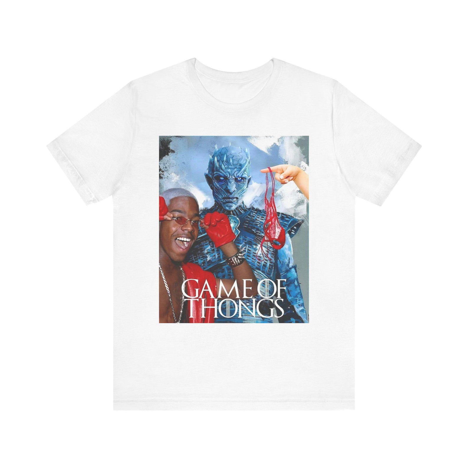 Game of Thongs Parody T-Shirt, Nelly Hip Hop Crossover Tee, Adult Humor GOT-Shirt M