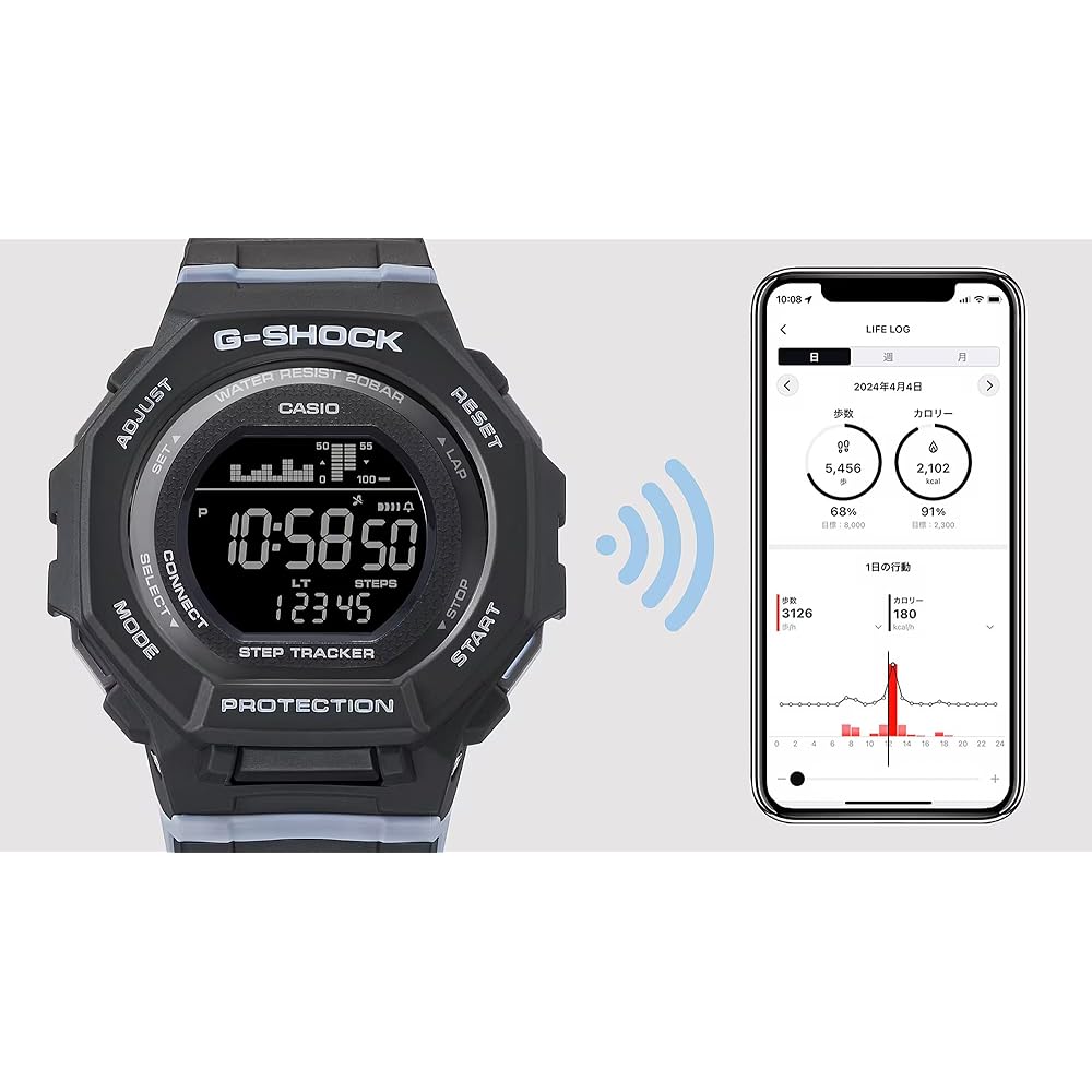 Casio G-Shock GMD-B300SC-7 Digital Watch White Women's Size Step Counter Smartphone Link