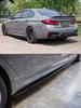 Compatible BMW New 5 Series Front & Rear Lip Kit (525/530Li) - Black Warrior MP Modification Kit.