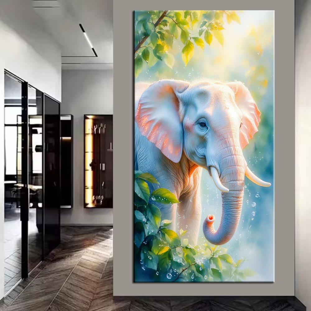 Elephant Lion and Tiger Picture DIY Diamond Painting Cross Stitch Full Drills Diamond Mosaic New Collection Home Decor