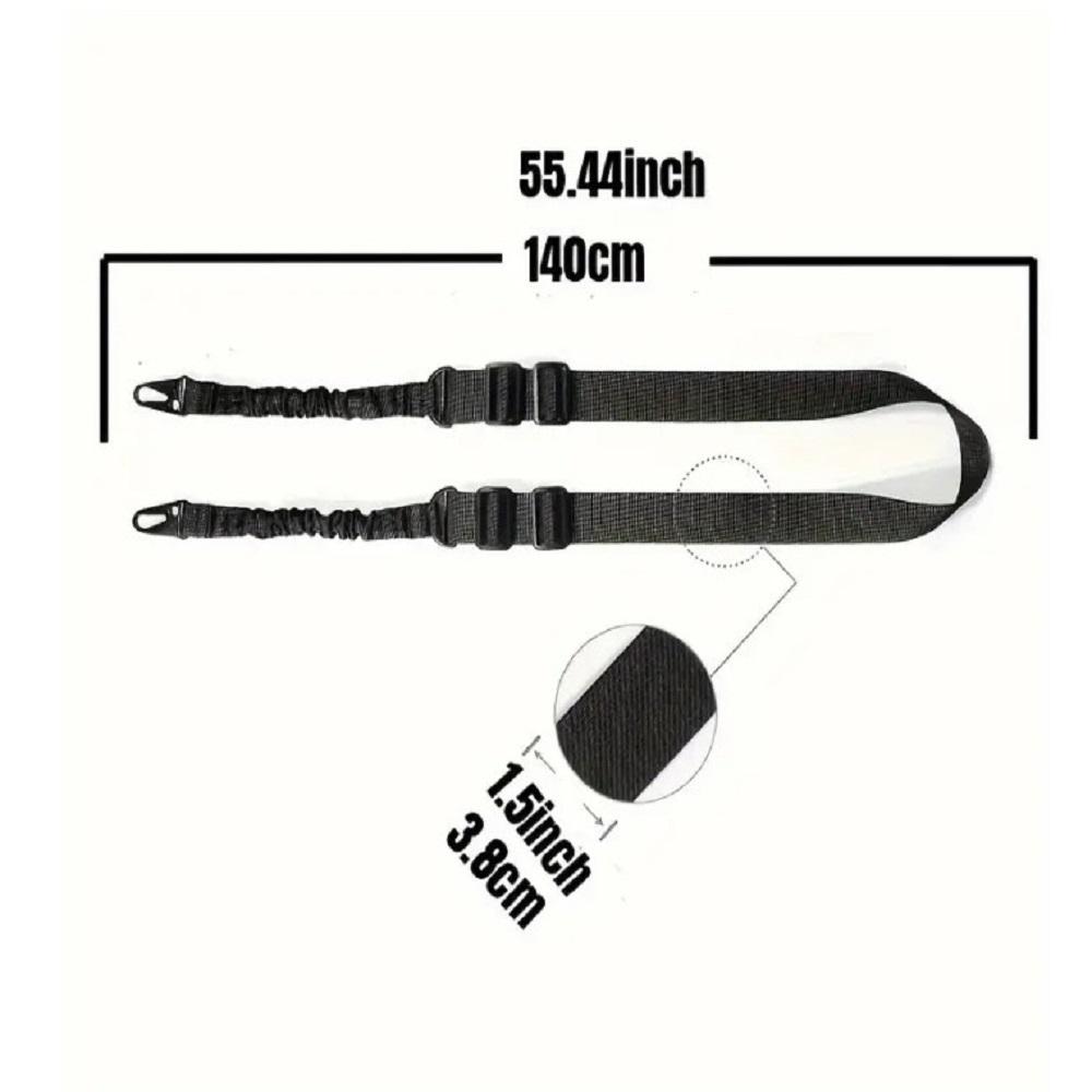 Outdoor Nylon Tactical Double Point Diagonal Cross Gun Strap Multi-Functional Durable Multiple Colors Available