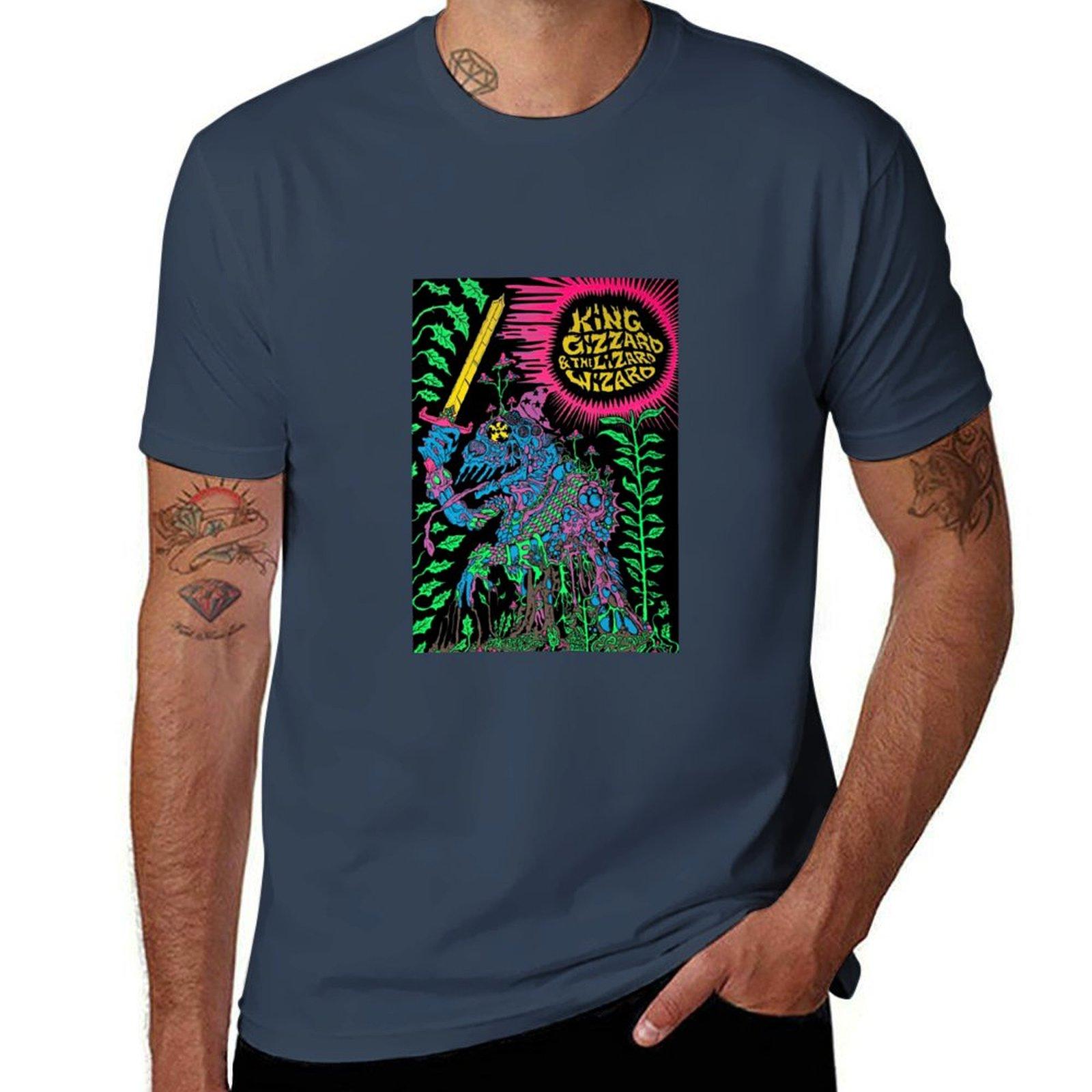 King Gizzard the Lizard Wizard TShirt NonShrink Basic Cotton TShirt S