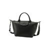 Le Pliage Xtra Leder Schultertasche, Crossbody-Tasche, Handtasche Klein Damen Schwarz 1512987001