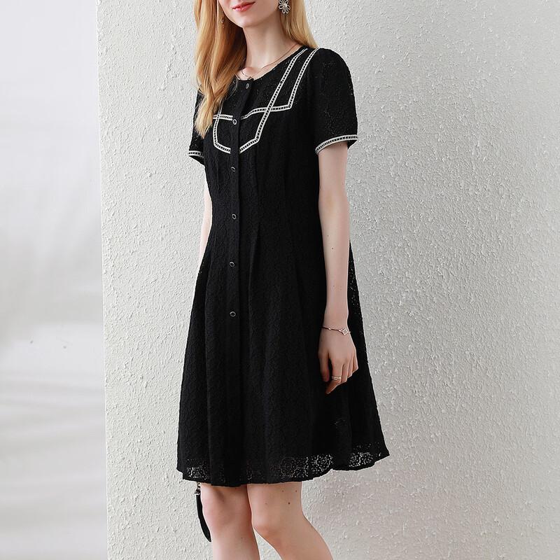 

Mid-Aged Women s Summer Short Sleeve Dress XL
