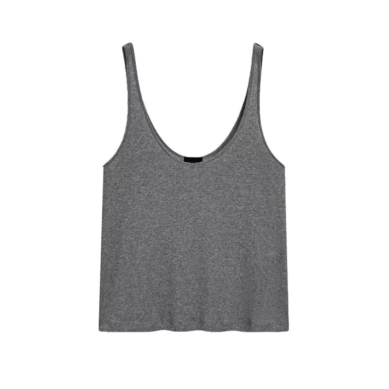 MD Spring New Women's Clothing Elegant Versatile Basic U-Collar Tank Top Sleeveless T-shirt Tops 6202755