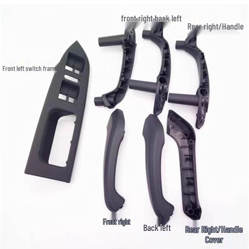 TOURAN Puxador de Porta Interior & Apoio de Braço - Preto