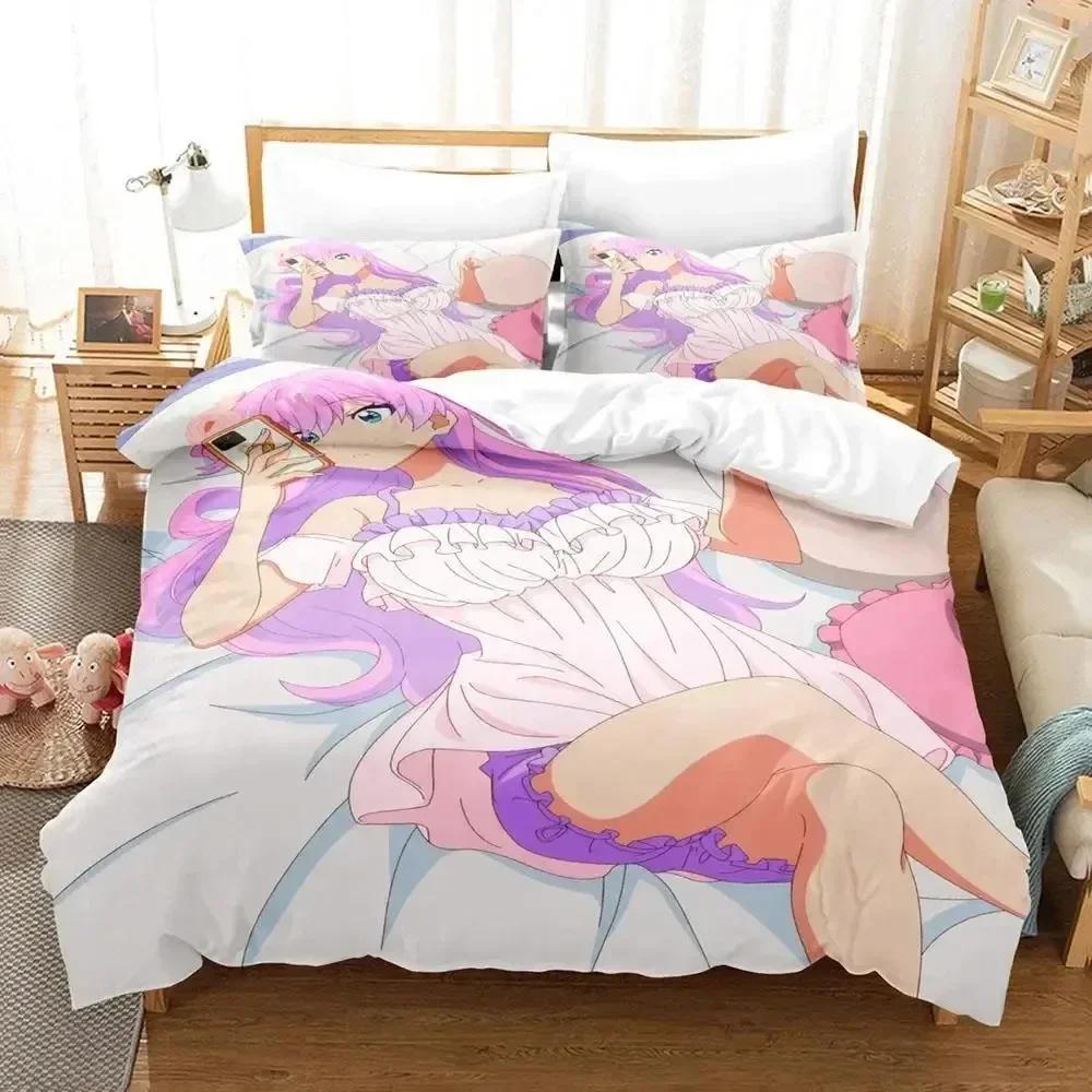Anime More Than a Married Couple But Not Lovers Bedding Printed Pillowcase Bed Duvet Cover Soft Queen King Size Bedclothes Home
