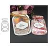 Wunsch Süßigkeiten Flasche Metall Stanzformen DIY Scrapbook Prägepapier Karten Schablone
