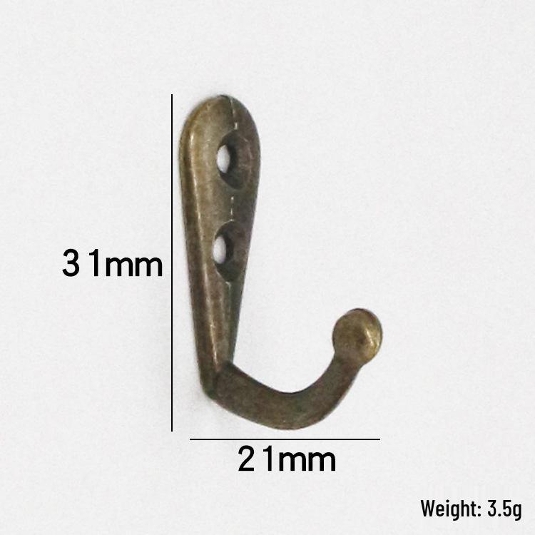 Antique Single Alloy Coat Hook for Clothes