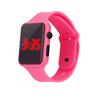 Durable Watch Sports With Stainless Steel Clasp Pu Case And Silicone Strap