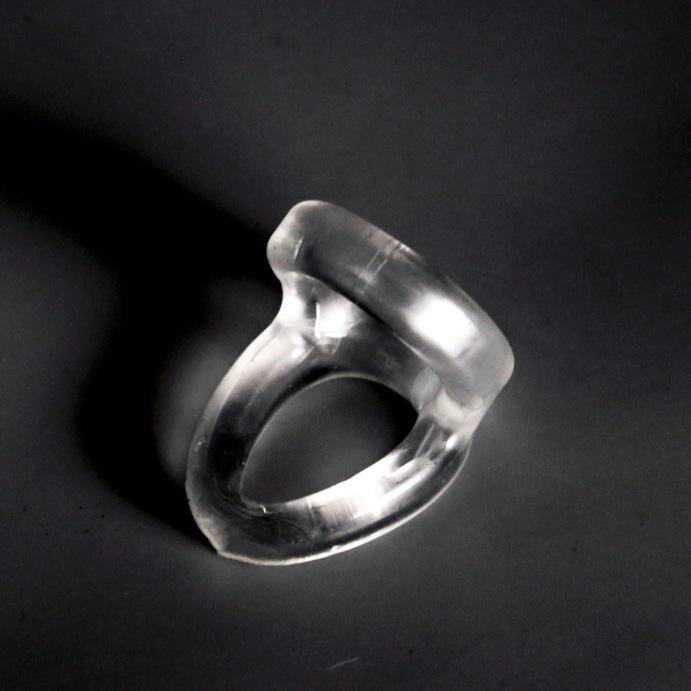 Men's Lock Essence Double Binding Ring Egg Ring Penis Ring Soft Sexy Penis Ring Supplies Adult Supplies