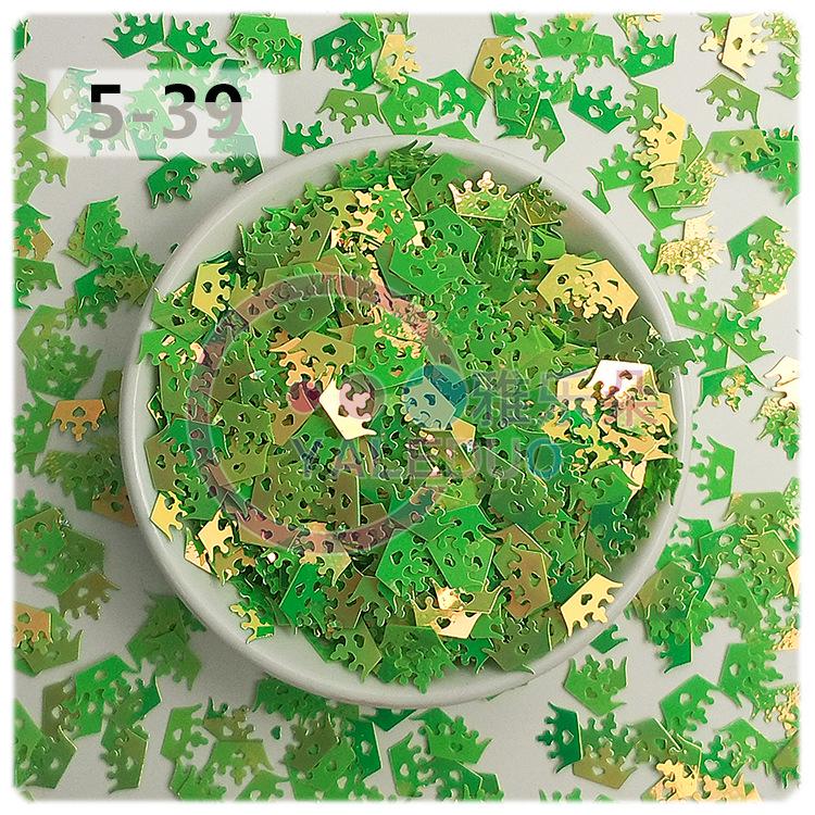 Yaleduo Crown PVC Sequin Carnival Costume Headwear Accessories