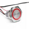 Monostable Vandal-proof Pushbutton 250V 5A 40X35Mm Red