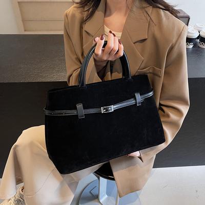 Frosted Retro Bag Women's Large Capacity 2025 New Autumn and Winter Casual Shoulder Handbag Tote Bag