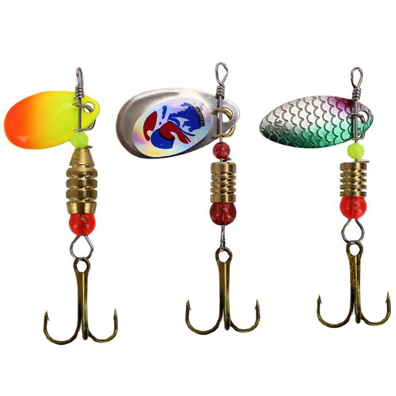Metall Wassertropfen Löffel Jig Set mit Haken Köder Set Spinner Angelköder Für Barsch Hecht Lachs Süßwasser Salzwasserangeln