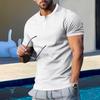 Sommer Neues Herren Kurzarm Rundhals Herren Slim Sportlich Lässig Halbarm T-Shirt Herren