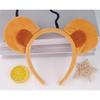 Monkey Ear Heandband Monkey Tail Bowtie Kids Animal Cosplay Costume for Boy Girl