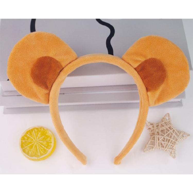 Monkey Ear Heandband Monkey Tail Bowtie Kids Animal Cosplay Costume for Boy Girl