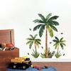 Self Adhesive Palm Tree Wall Sticker Tropical Plant Decoration for Living Room Bedroom Hallway Background Wall