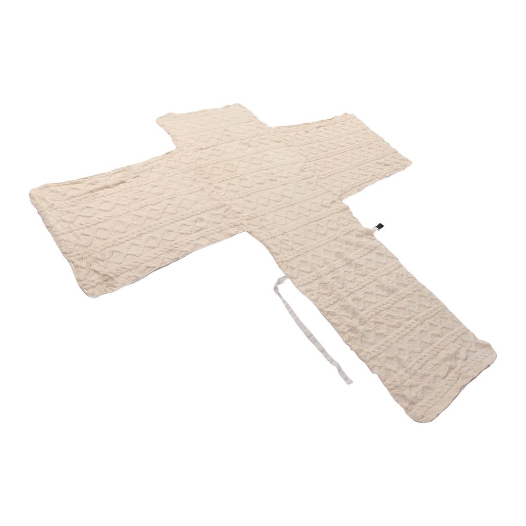 Liegestuhlbezug, dick, T-förmig, Beige, rutschfest, wendbar, sicher, für Einzelsofa, für Familienbüros