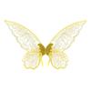 Adult Children's Party Light Gold Butterfly Wings Props Children's Day Performance Elf Wings