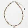 August Harmony 925 Silver Lucky Nature Pebble Necklace