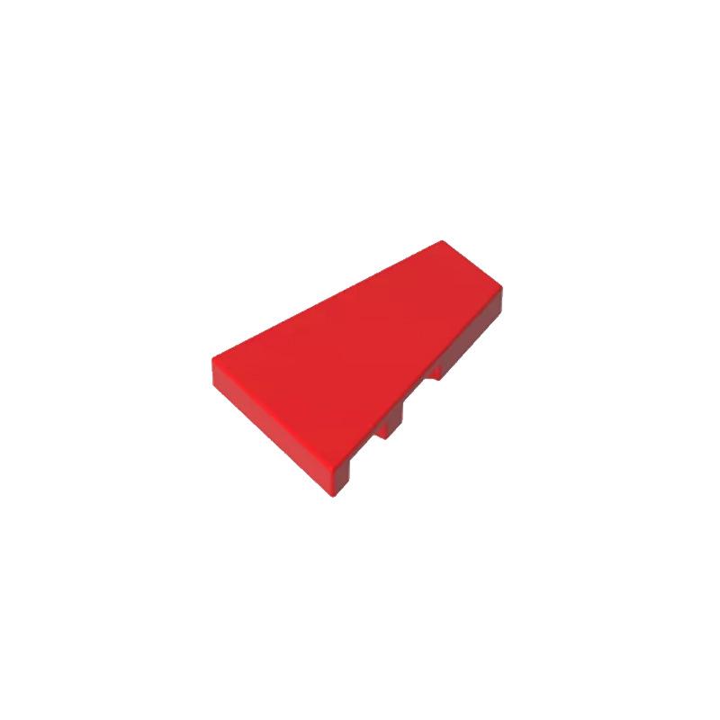 2x3 Left Wedge Smooth Building Block Plate - Compatible MOC Interlocking Parts 100 g