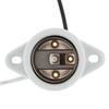 Porcelain E26 Keyless Lamp Socket Flange Mounting Surface Mount Heavy Duty Indoor Garage Closet Lighting