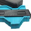5/10 Inch Contour Profile Gauge Tiling Laminate Tiles Edge Shaping Wood Measure Ruler ABS