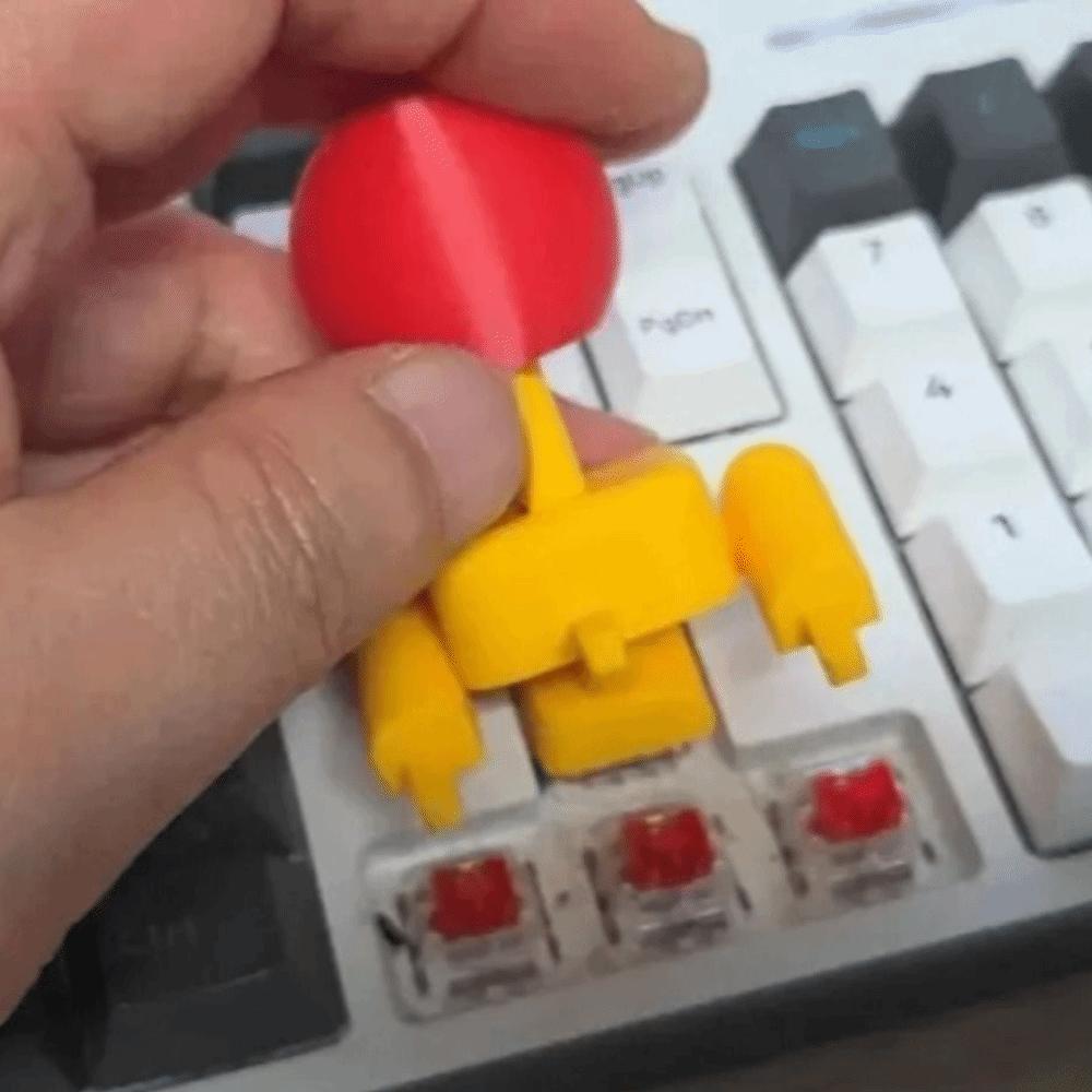 Special Grip 3D Printed Keyboard Joysticks Ergonomic Simulation Rocker External Game Joystick Creative