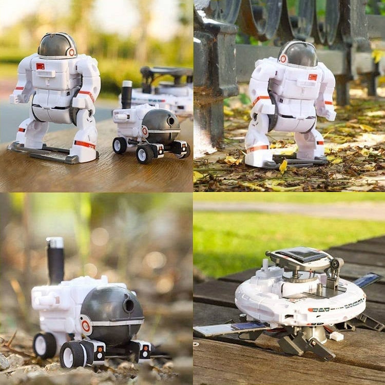 6-in-1 Solar Robots Educational Robot Toy for Kids Creative Set