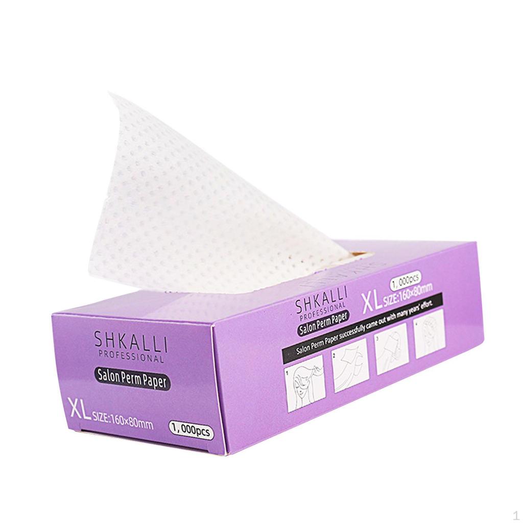 1000 Pieces Hair Perm Papers Curling Paper Wraps High Toughness Breathable Hairdressing
