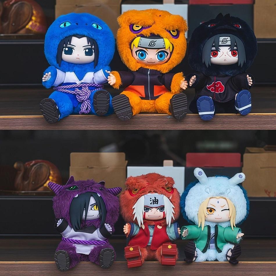 Hot EAKI Naruto Vinyl Plush Blind Box Shippuden Party V2 Series Stuffed Plush Figure Bag Pendant Ornament Doll Toy Birthday Gift