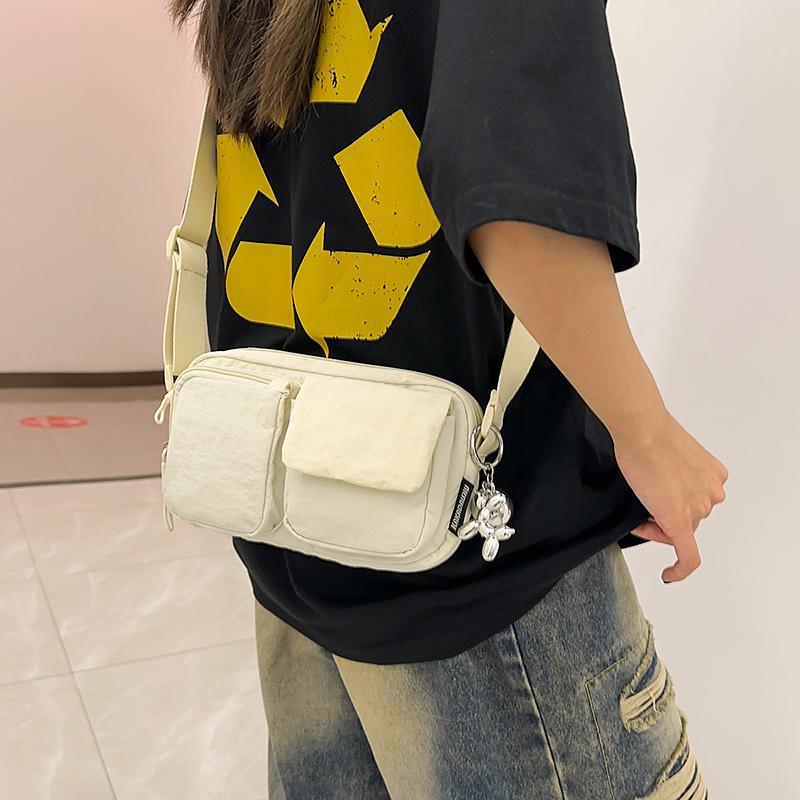 Zipper Solid Nyl Sewing Thread Casual Youth Women's Waist Packs 2026 High Quality Simple Soft Popular Commuting Crossbody Bag