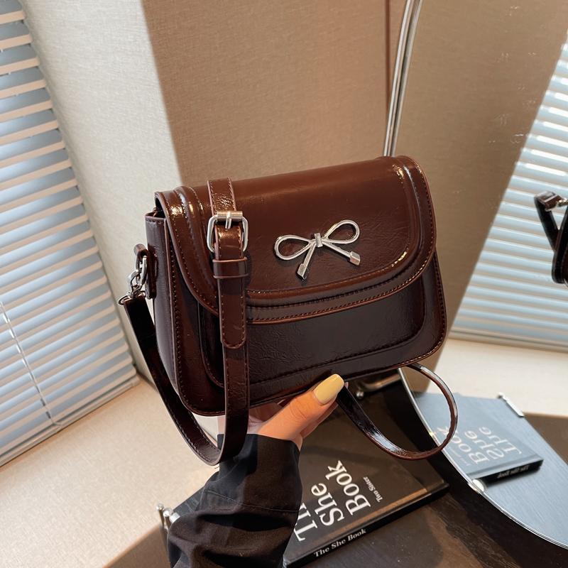 

Трендовая винтажная наплечная сумка для женщин, дизайн с клапаном из ПУ кожи, маленький квадратный рюкзак, осенняя новинка, женские сумки кросс-боди