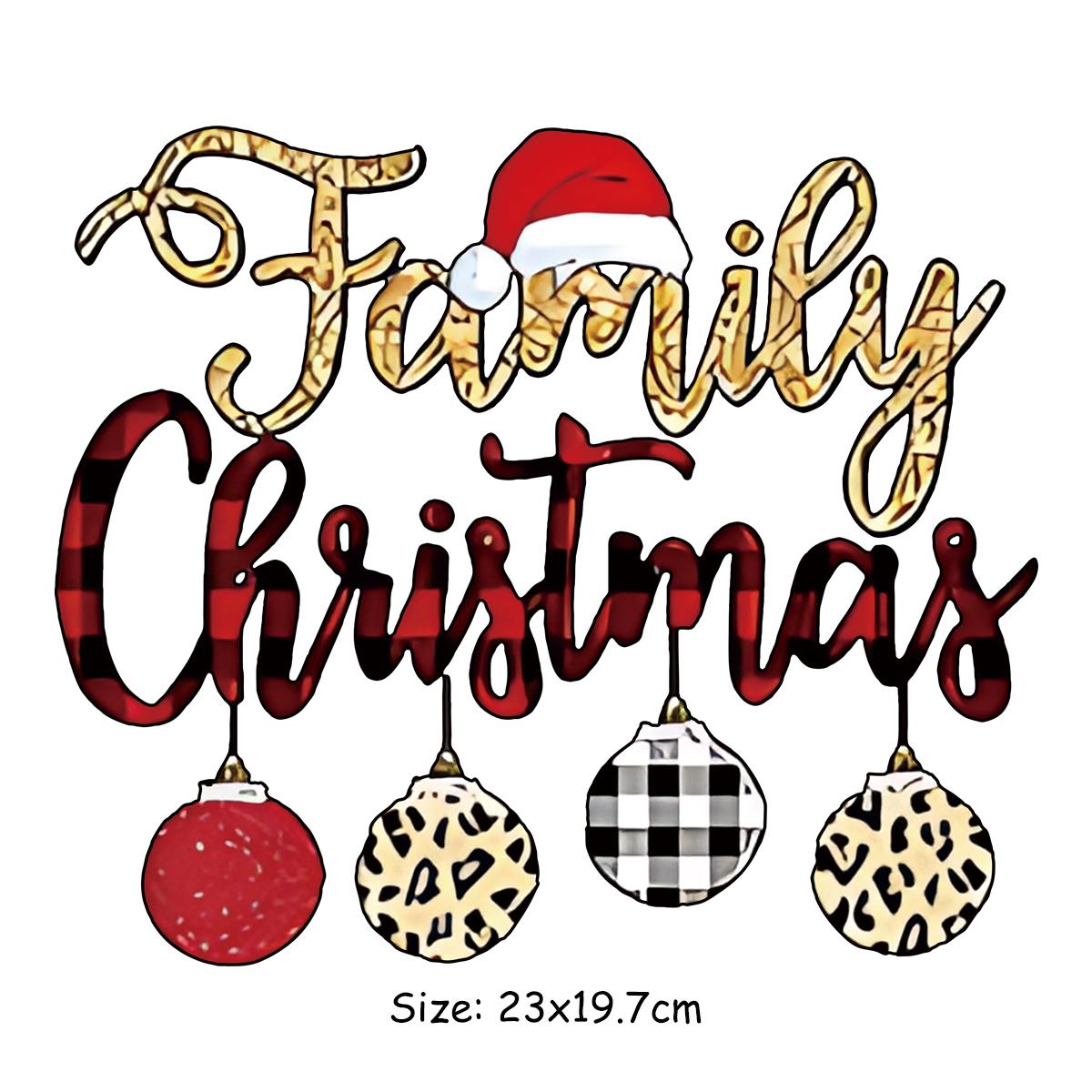 

Нашивки с термонаклейками Рождественские наклейки Наклейки на одежду Футболки Толстовки Сделай сам Термопресс Аппликации Parches Ropa Значки Наклейки