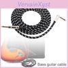 Cord Electric Cable Wire Guitar 3m 6m No Noise Shielded Bass Cable Braided Coat