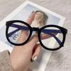 Latest Fashionable Ladies Myopia Eyeglasses Spectacle Frame Frame Oversized Trendy Short Sighted Eyewear Men Ladies Vintage Optical Glasses 0 -4.0