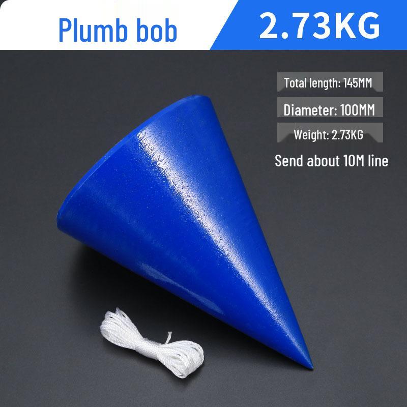 Woodworking Plumb Bob Cone, 2-10 Kg Line Weight