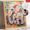 Pearl Art Painting Home Wall Decor Elephant Family Gemstone Painting Crafts Adult/Beginner Gift Creative Home Decor Unframed