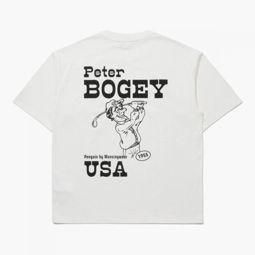MunSingwear Men S Round T ShirT whiTe mr111pTS32 peTer Body Graphic