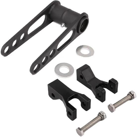 Motorcycle Front Rear Lowering 3.5" Adapter Kit Adjustable Compatible With Z400 LTZ400 KFX400 KFX450R DVX400 Z LTZ KFX DVX 400 KFX 450R(Black 1)