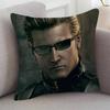 GAME Resident Evil Cushion Cover Car Throw Pillow Case For Sofa Car Christmas Gift xcm xcm